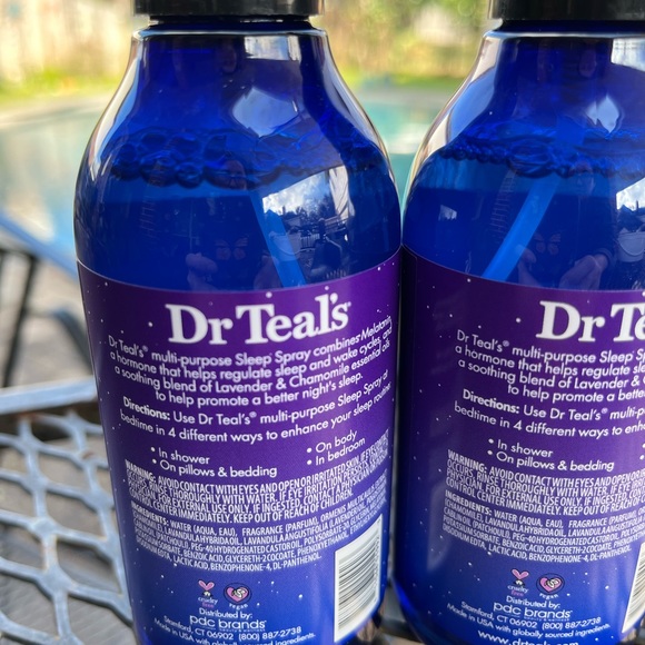 2 X NEW Dr. Teal's Sleep Spray Melatonin & Essential Oils Chamomile & Lavender - Picture 2 of 2